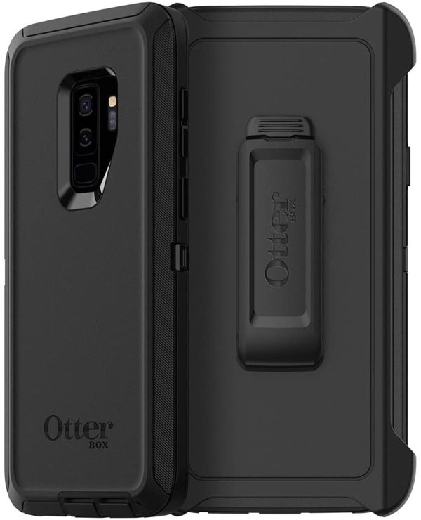 OtterBox Defender Series Case for Samsung Galaxy S9+ Wireless Accessory, Black (Black)