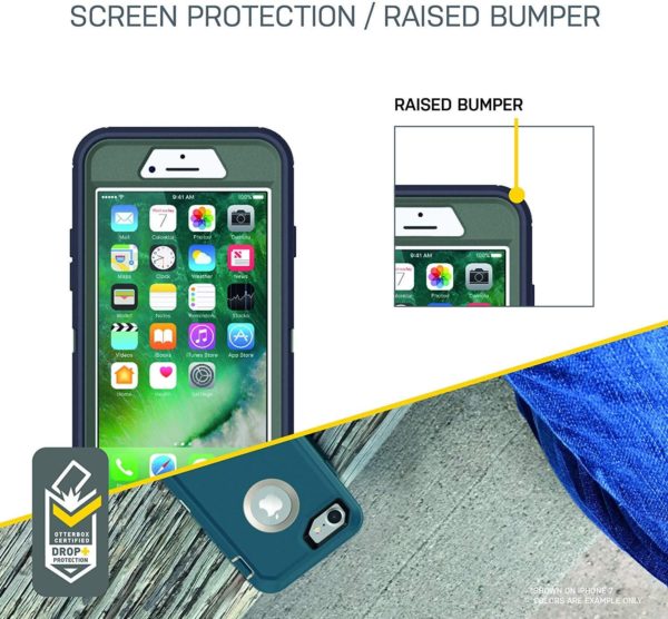 OtterBox Defender Series Case for Apple iPhone 7 Plus / 8 PlusBlack - Image 6