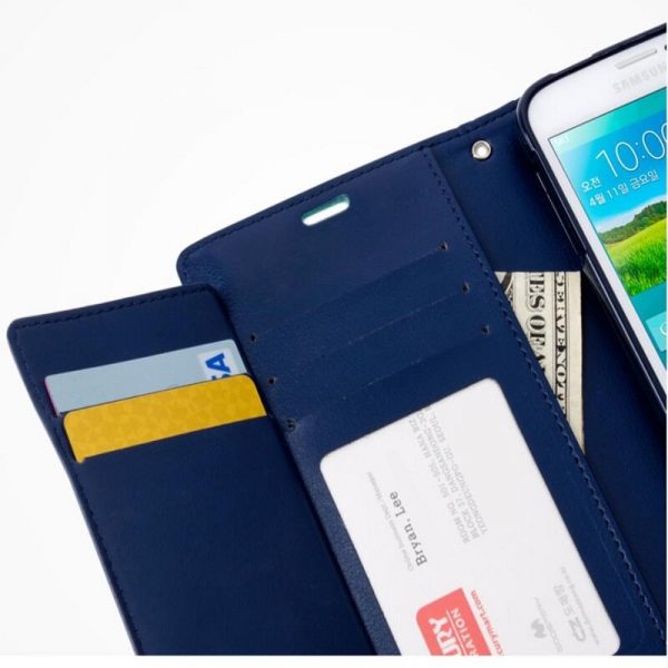 Rich Diary Wallet Case For IPHONE 13mini 13 12mini 11 12 PRO XR XS MAX X 7 8 6 6S PLUS 5S 5C SE 2020 Mercury Leather Book Case - Image 5